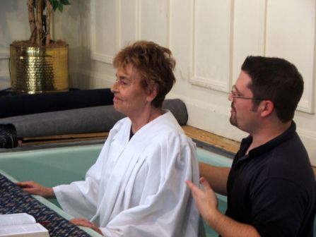 Carol Being Baptized