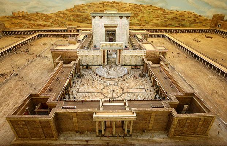 The "House of God" is really a building inside the Temple complex. Herod's building was constructed to the dimensions given for Solomon's temple.